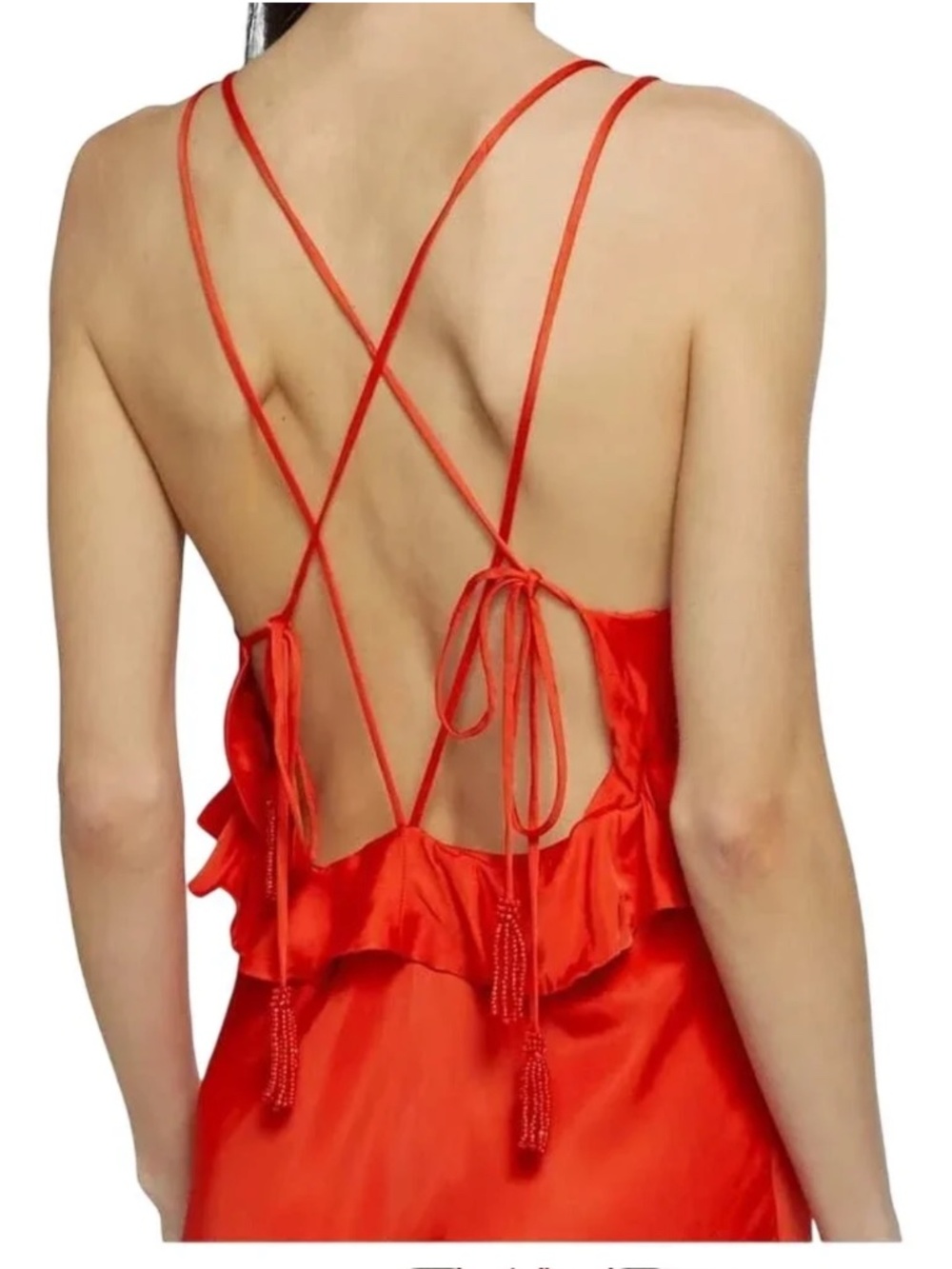 Farm Rio Ruffle Strappy Back Dress - Picture 4 of 4